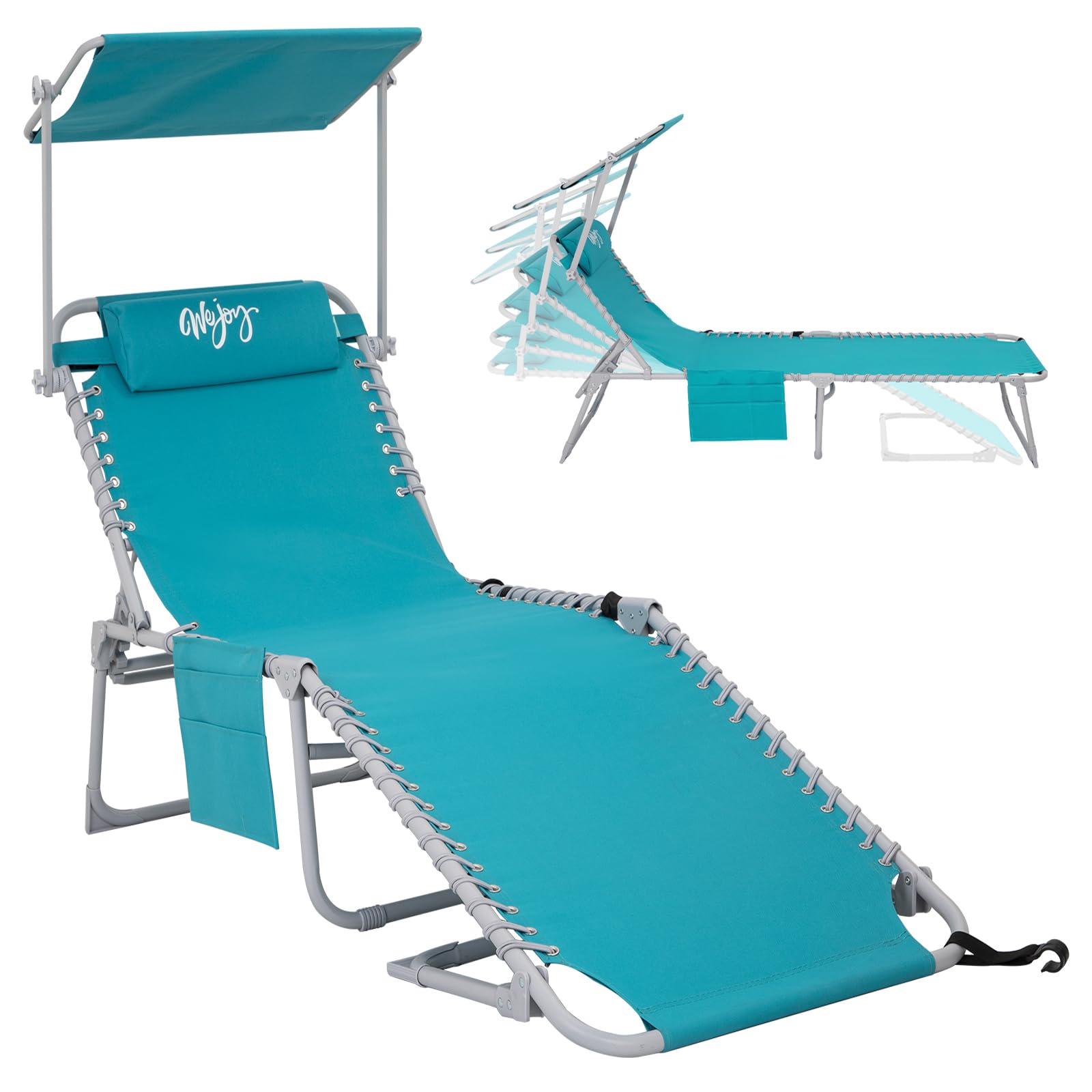 WEJOY Beach Lounge Chair with Umbrella – WejoyOutdoor