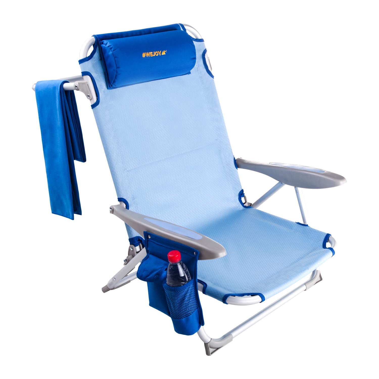 Low reclining beach deals chairs