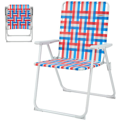 WEJOY 2 Pack Portable Folding Webbed Lawn Beach Chair