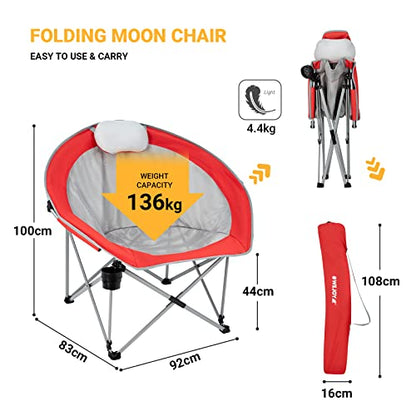 WEJOY Indoor And Outdoor Breathable Moon Chair
