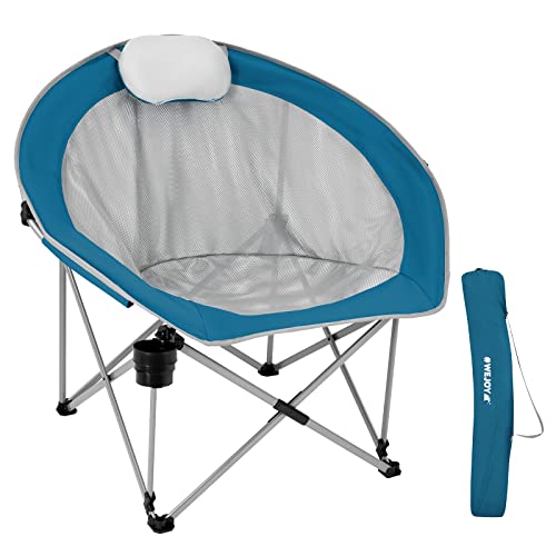 Round camping online chair