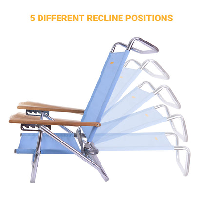 WEJOY Adjustable Beach Chair